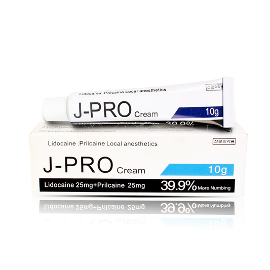 CREMA ANESTESICA PIELES SENSIBLES - J-PRO 39,9% EXTRA FUERTE