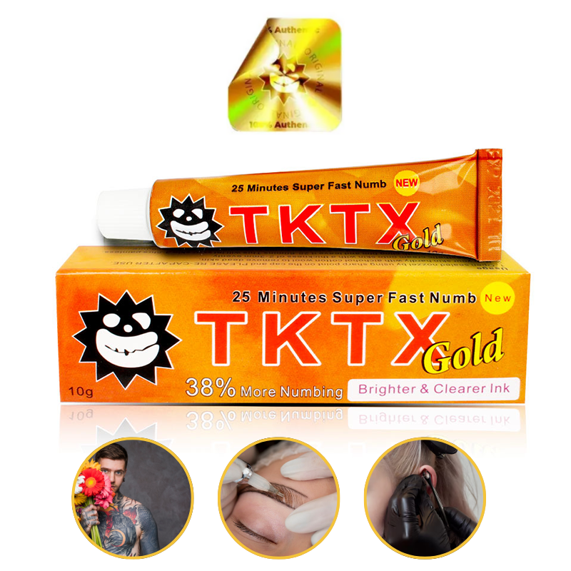 CREMA ANESTESICA - TKTX GOLD 38% FUERTE