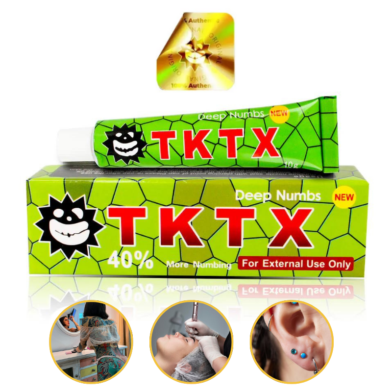 CREMA ANESTESICA - TKTX VERDE 40% EXTRA FUERTE