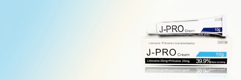 J-PRO 39,9% Crema Anestésica EXTRA FUERTE | Numbing Cream 4 JPRO Banner